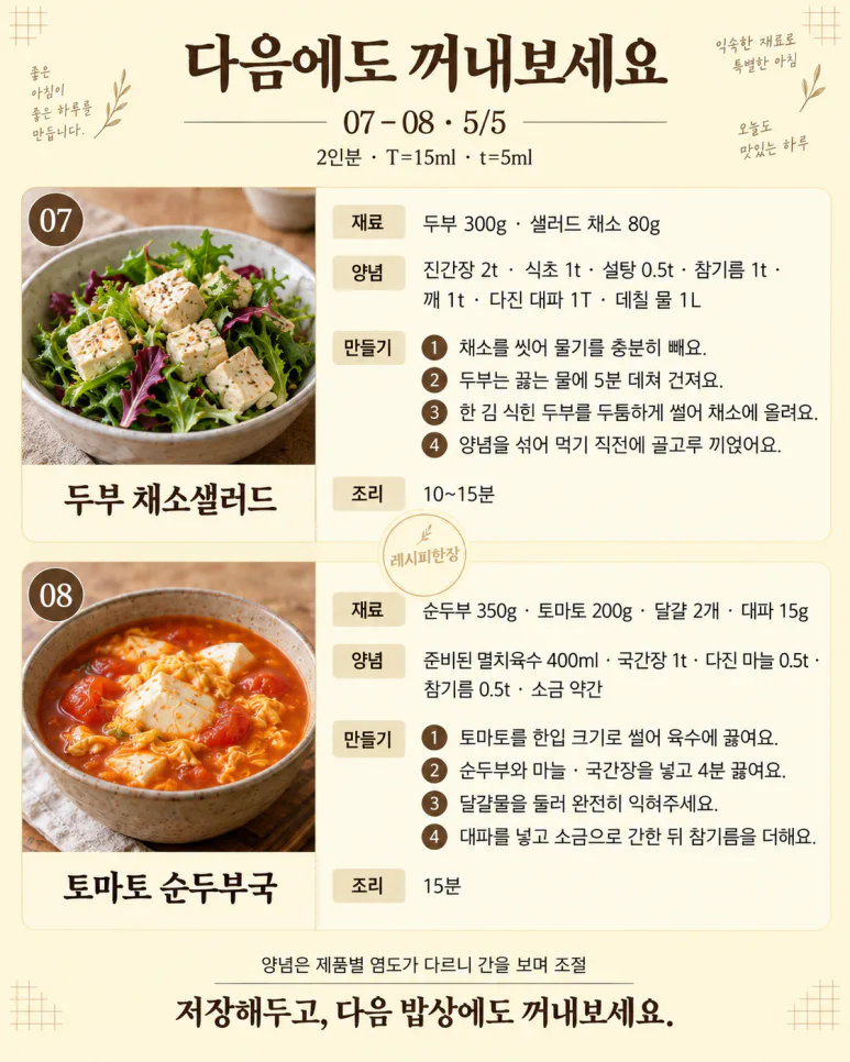 모닝빵과 식빵 사둔 날, 곁들여 먹는 아침 8가지
