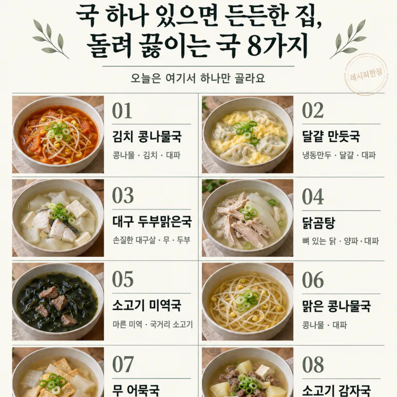 Una sopa es suficiente para una comida reconfortante, 8 sopas para hervir y servir.