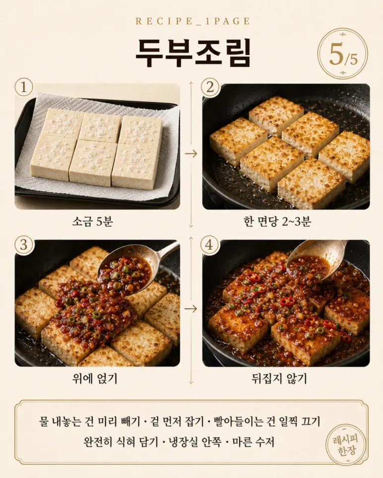 억대 매출 반찬집 조림 4가지, 맛은 양념 넣기 전에 달라집니다