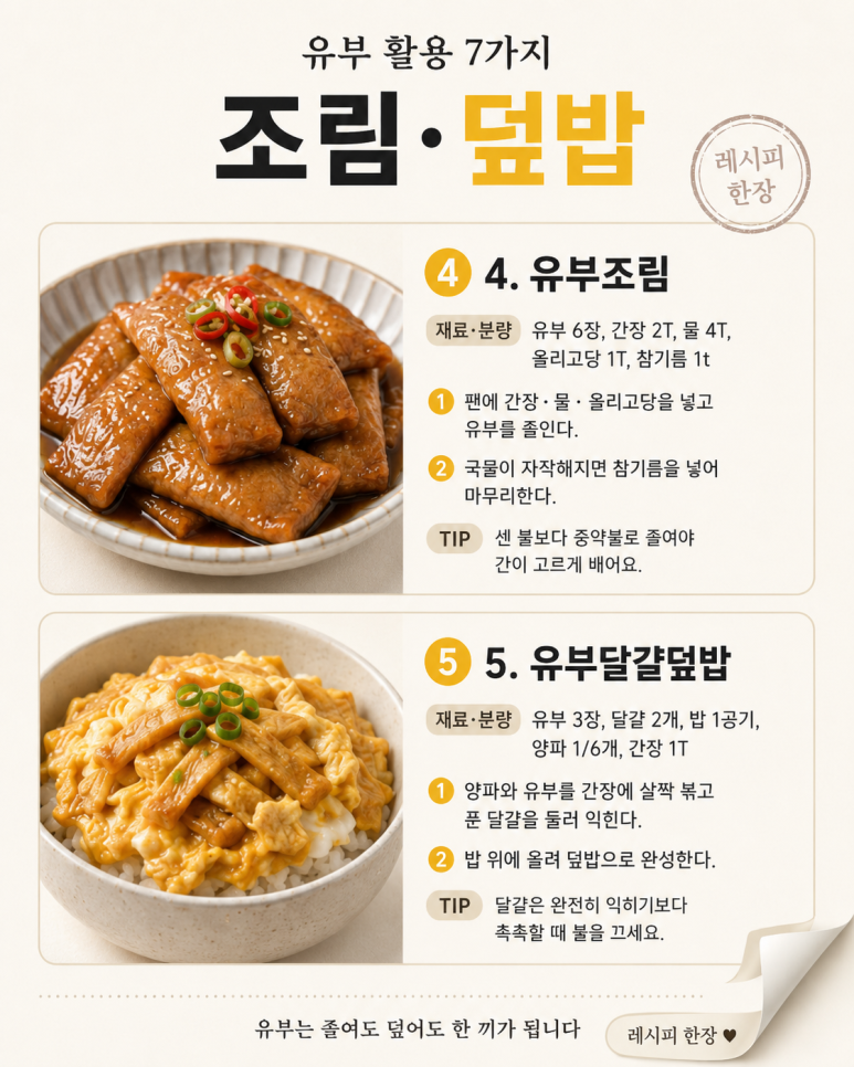 7 dishes with one packet of tofu — not just sushi, but soup, stewed vegetables, and rice bowls