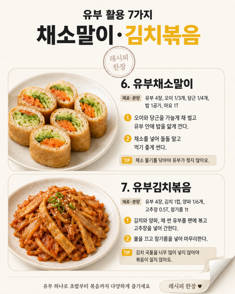 7 dishes with one packet of tofu — not just sushi, but soup, stewed vegetables, and rice bowls