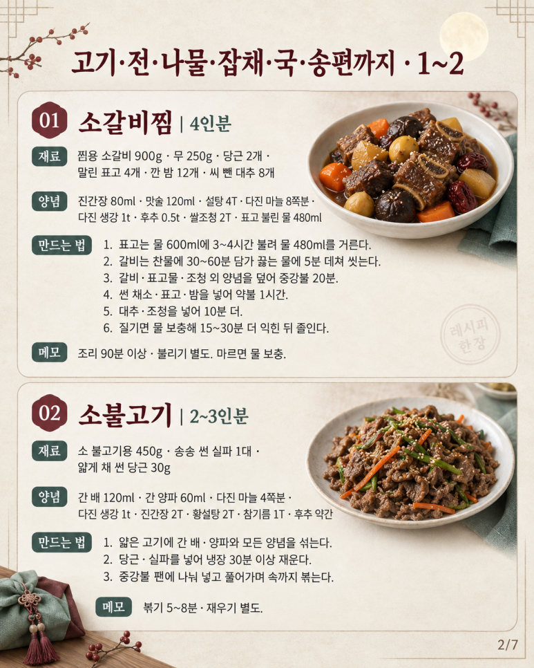 Save before shopping for Chuseok — galbijjim (Korean braised short ribs)·All·Even vegetables, Chuseok food BEST 12