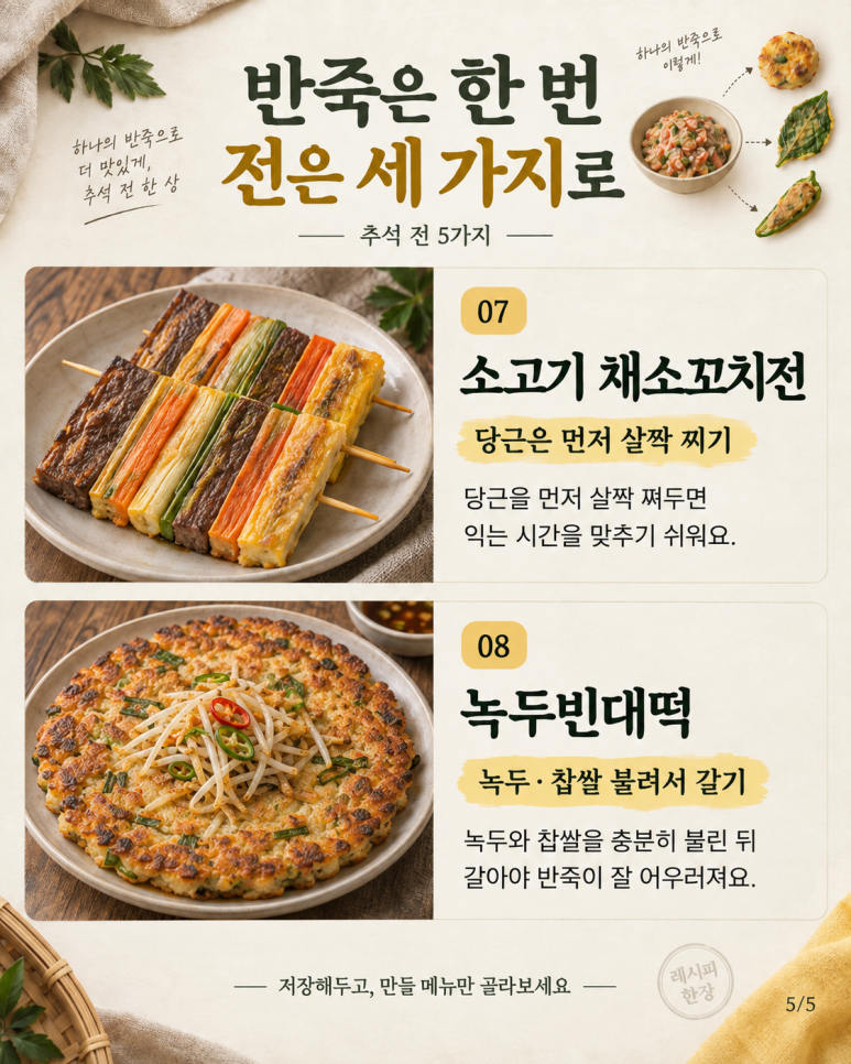 Be sure to watch before you make it — three things with one dough, eight types of Chuseok bun