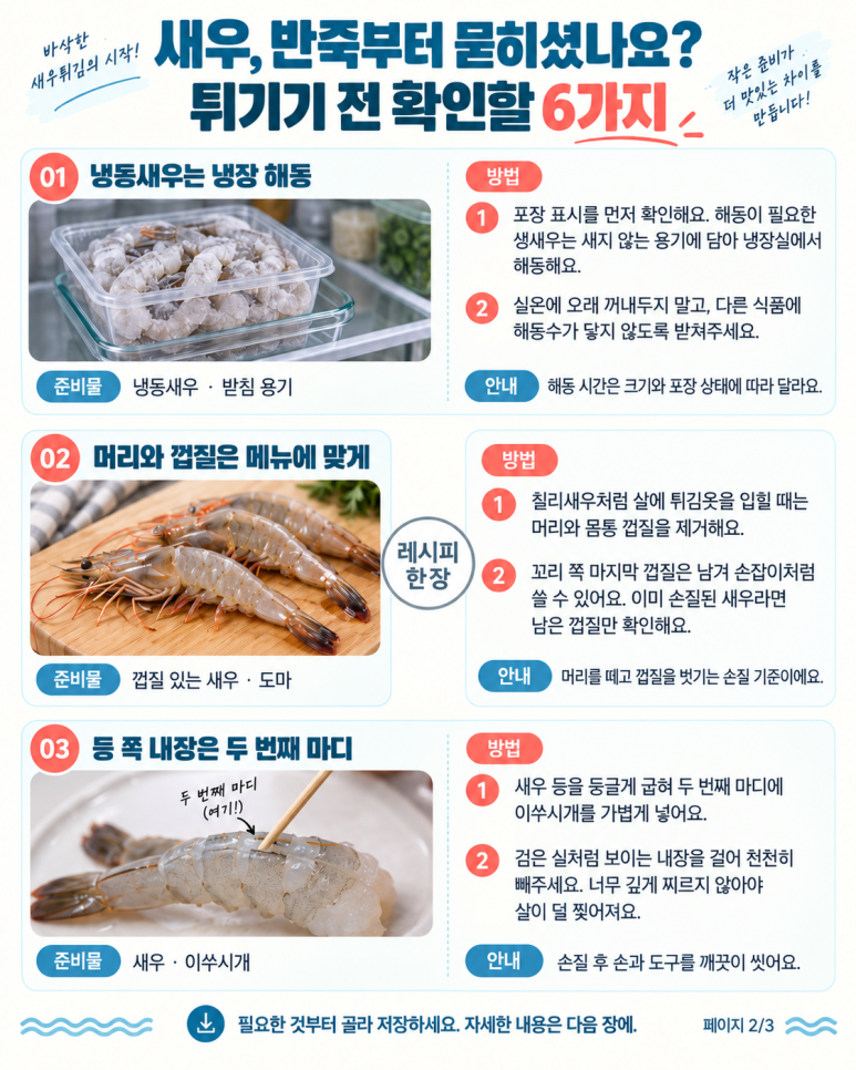 Check out the preparation of Chuseok shrimp fried rice, from dipping to the last bite — 6 tips for preparation and cooking