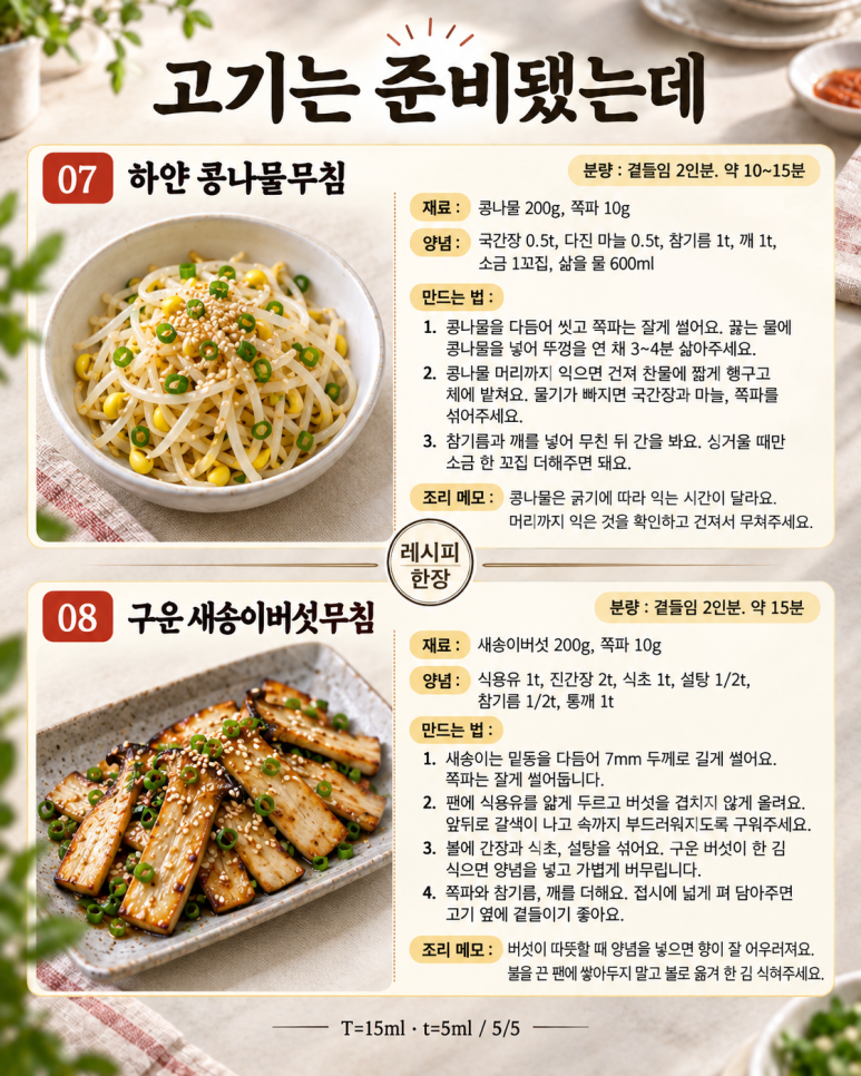 If you only took out kimchi when eating Chuseok meat — 8 things like parsley and onion pickled vegetables