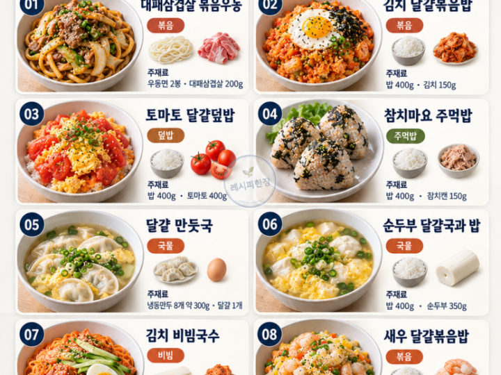 If you don't want to stay up longer after work — 8 dinner ideas to finish in one bowl