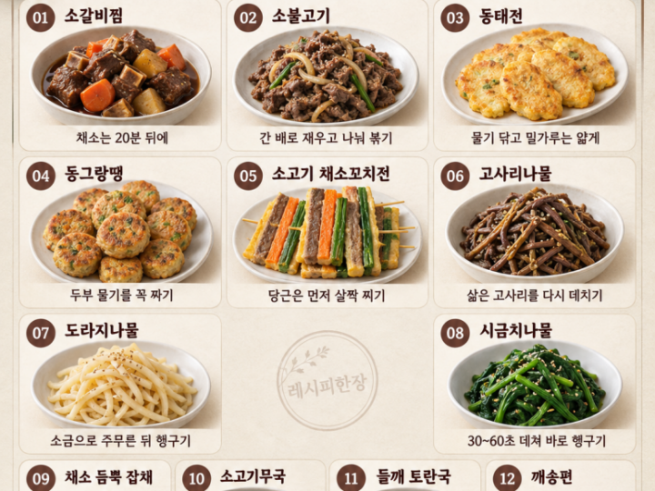 Guárdalo antes de ir de compras para el Chuseok — galbijjim (costillas de ternera estofadas al estilo coreano)·De verduras frescas a hierbas, ¡los 12 mejores alimentos para Chuseok!