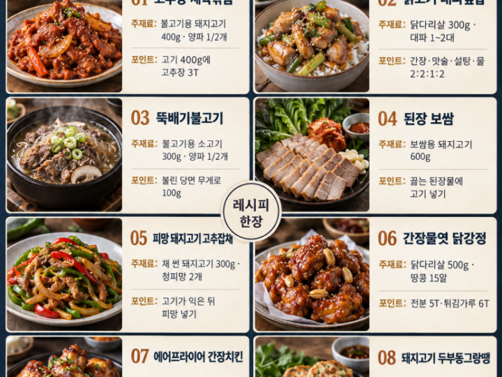 Today are 8 meat dishes that are meat as the main, stir-fried, grilled and boiled