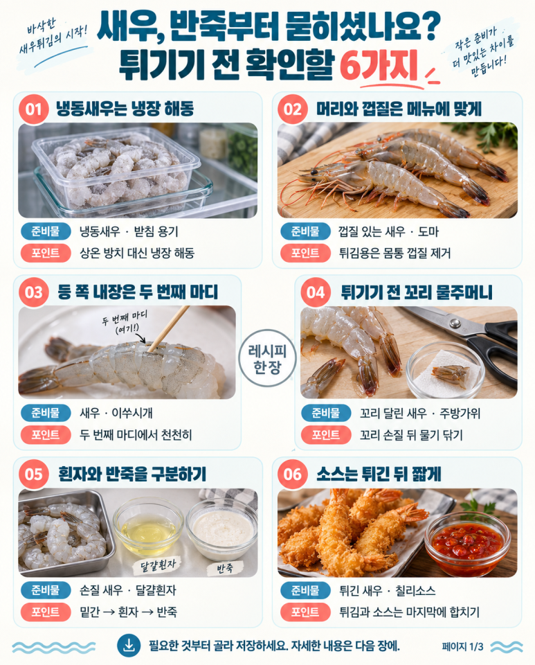 Check out the preparation of Chuseok shrimp fried rice, from dipping to the last bite — 6 tips for preparation and cooking