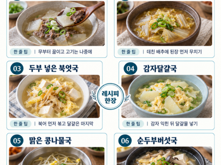A house that keeps leftovers even if you boil a Korean pot - 6 soups that are good for two people to eat