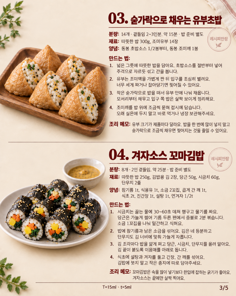 추석 가족 모임에 뭐 가져가지? 나눠 먹기 좋은 음식 8가지