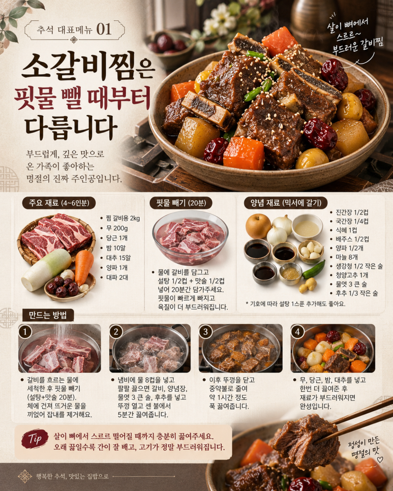 30년 차 주부가 추석마다 다시 만드는 명절 인기메뉴 5가지