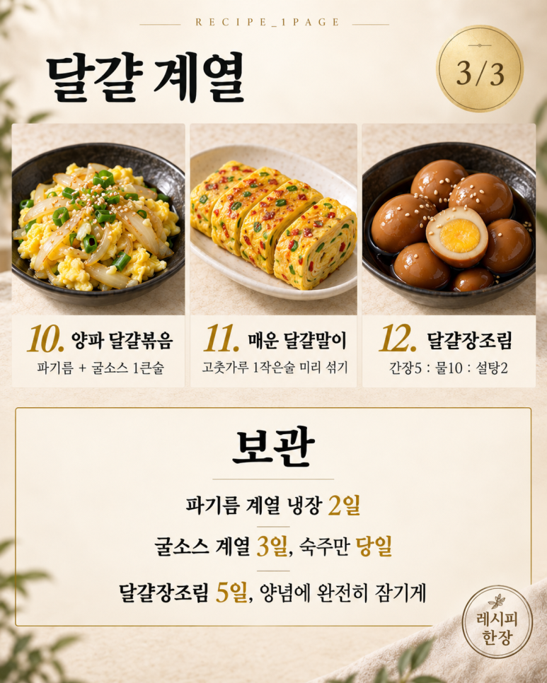 냉장고를 부탁해 셰프들 손이 늘 같은 데로 가더라고요, 반찬 12가지