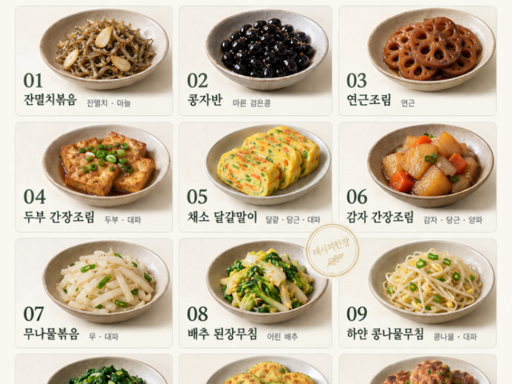 12 old side dishes, the taste that we forgot about for a while