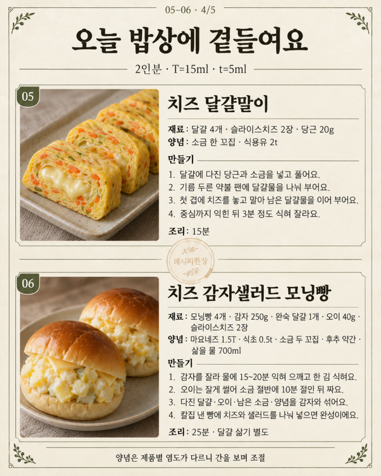등교 아침이 바쁘다면, 미리 준비하는 아침 8가지