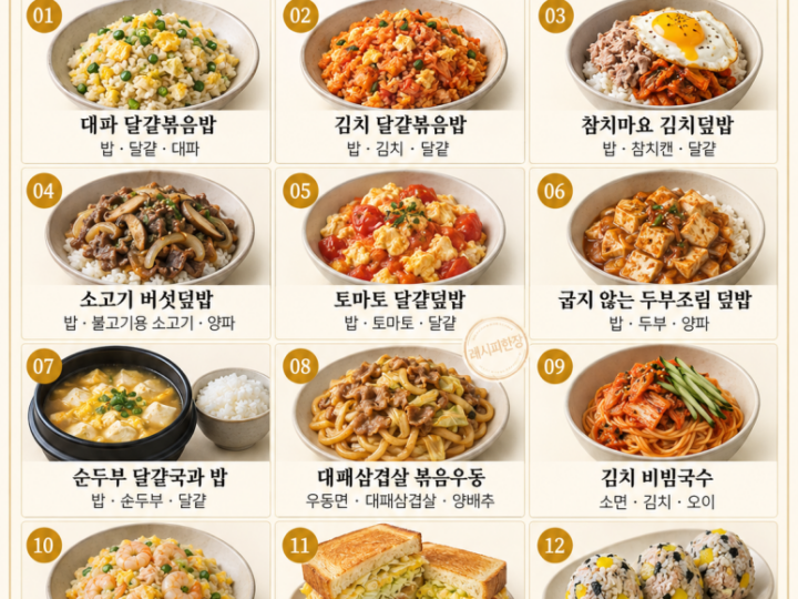 Cooking 15 minutes after work, 12 different dinners that are not jealous of rice shops