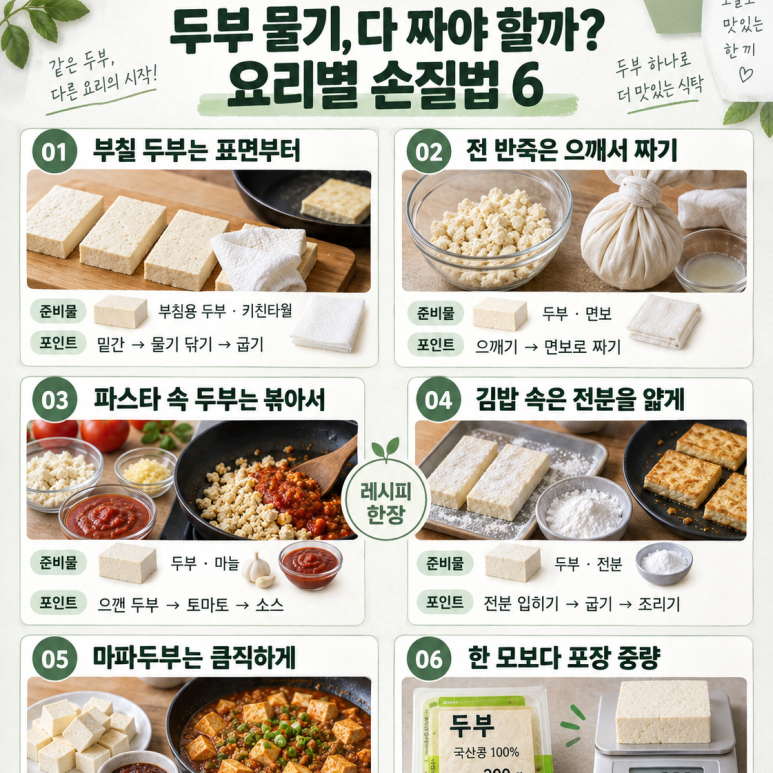 If the round dumpling dough is hard, start with tofu — 6 ways to moisten and prepare for each dish