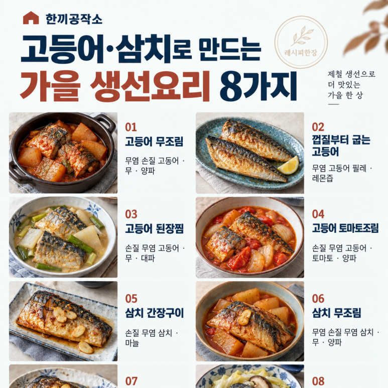 8 autumn fish dishes made with mackerel and tuna