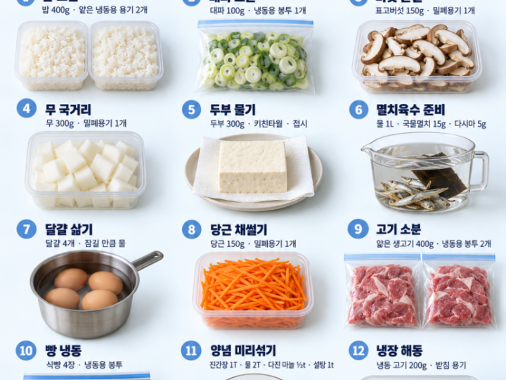 12 things to prepare under 10 minutes tonight — tomorrow morning will be easier.