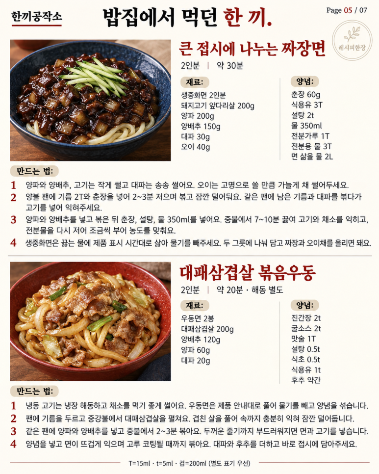 12 home-cooked menu items to see before opening the delivery app