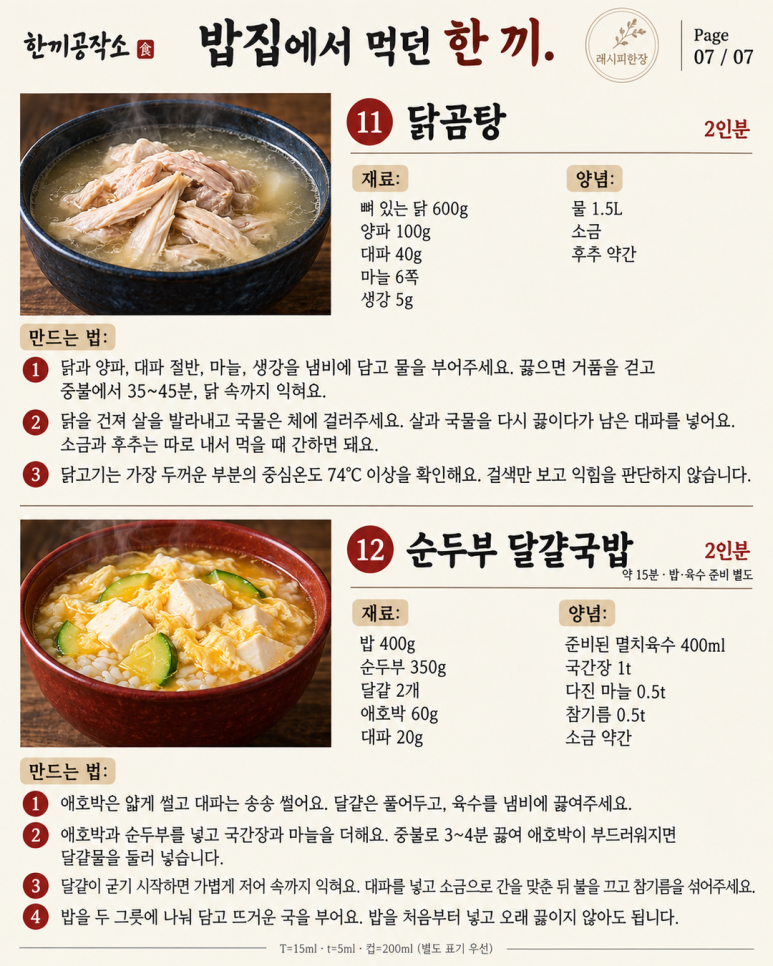 12 home-cooked menu items to see before opening the delivery app