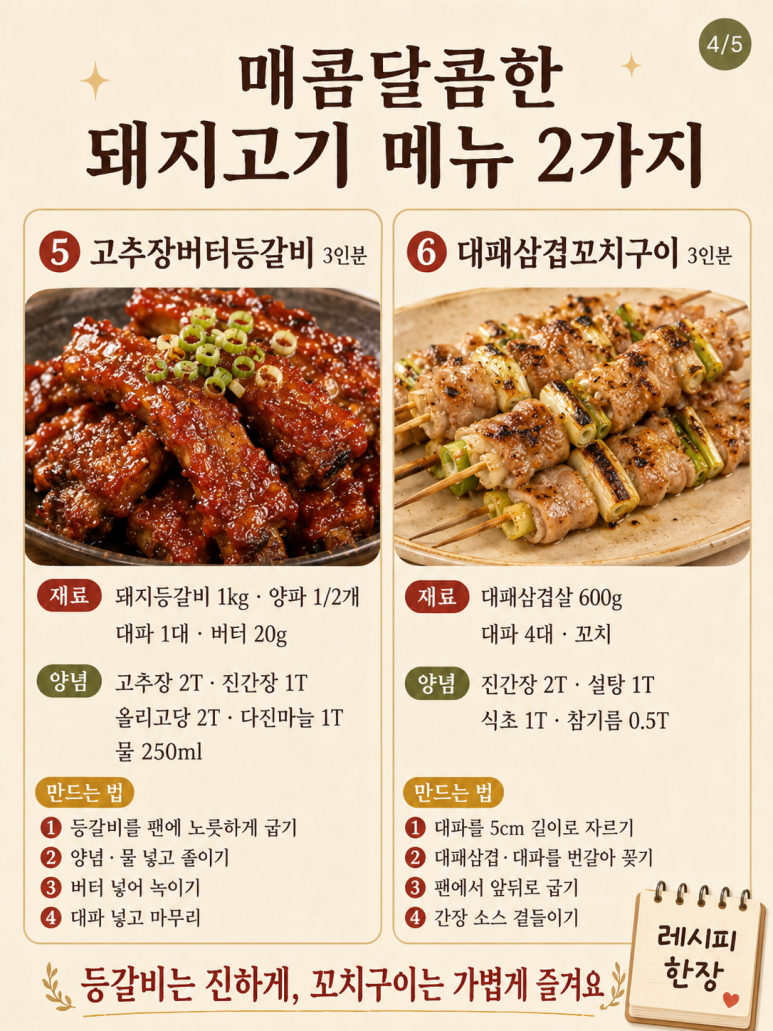 Today, instead of delivery, a plate of meat! Ryu Su-young's 7 pork recipes