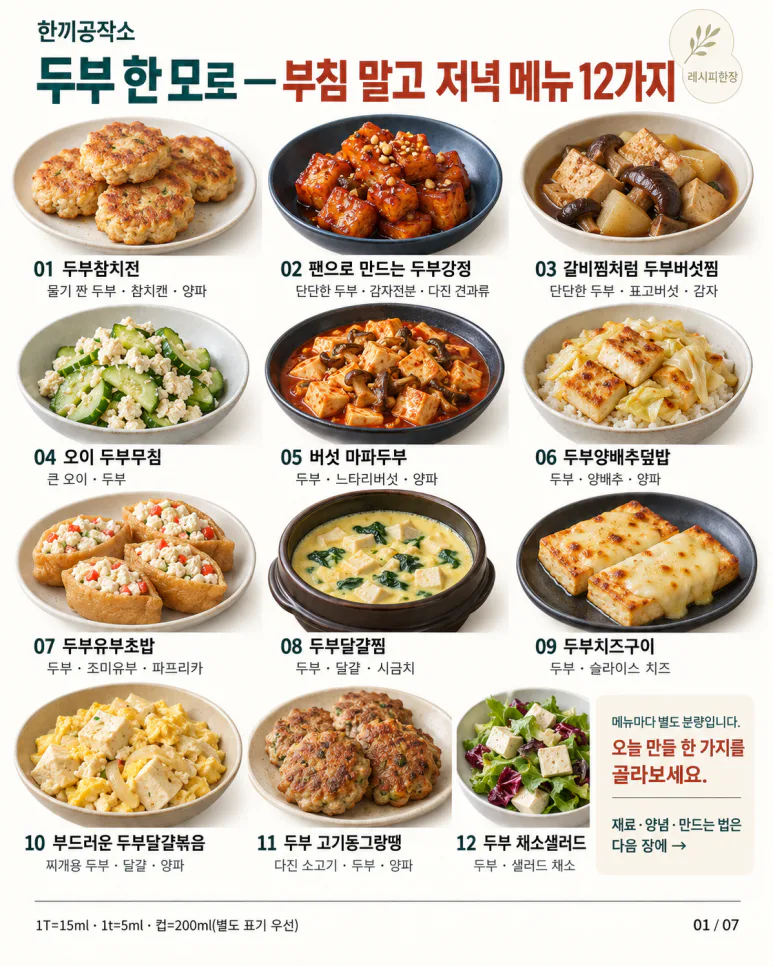 ¿Un solo bocado de tofu puede cambiar tanto? 12 menús de cena que no se cansan aunque los comas todos los días.