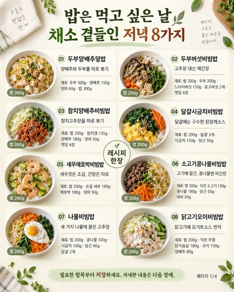 If your pants are tight? Don't give up on your meal, eat like this! 8 evening dishes
