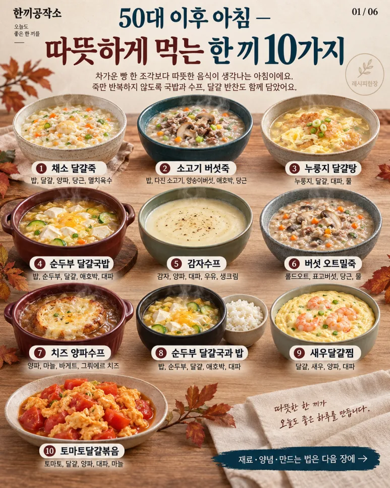 This is the best in the morning! 10 comfortable and solid meals