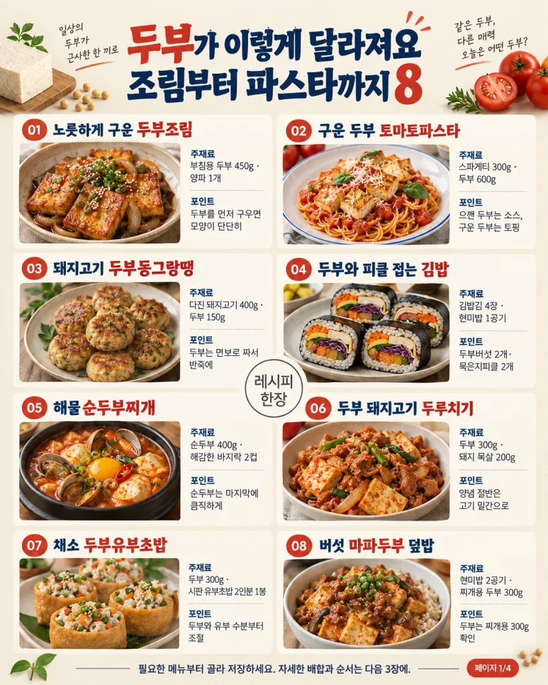 If you only ever ate tofu fried every day? 8 dishes that make you crave from pasta to tofu sushi