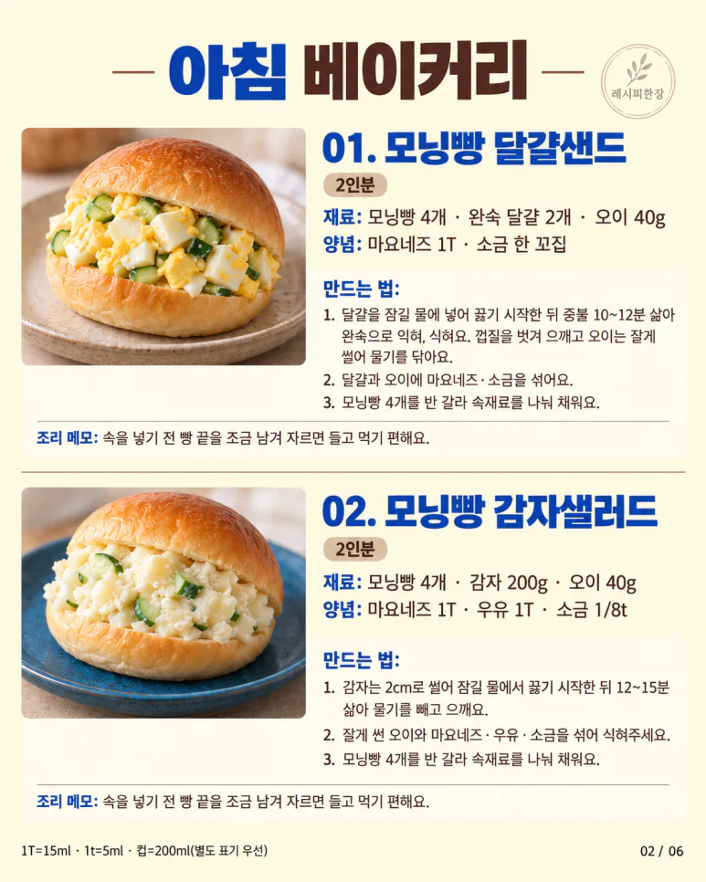 If you bought one bag of morning bread - not jam, but 9 kinds of breakfast