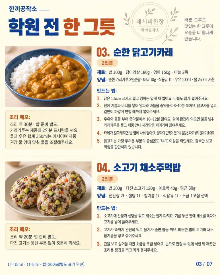 Before going to the academy - 12 things to eat in one bowl