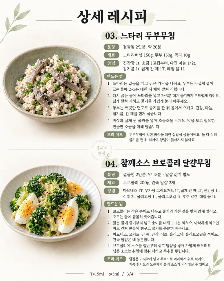 Please only put this next to the kimchi! 6 savory and light side dishes