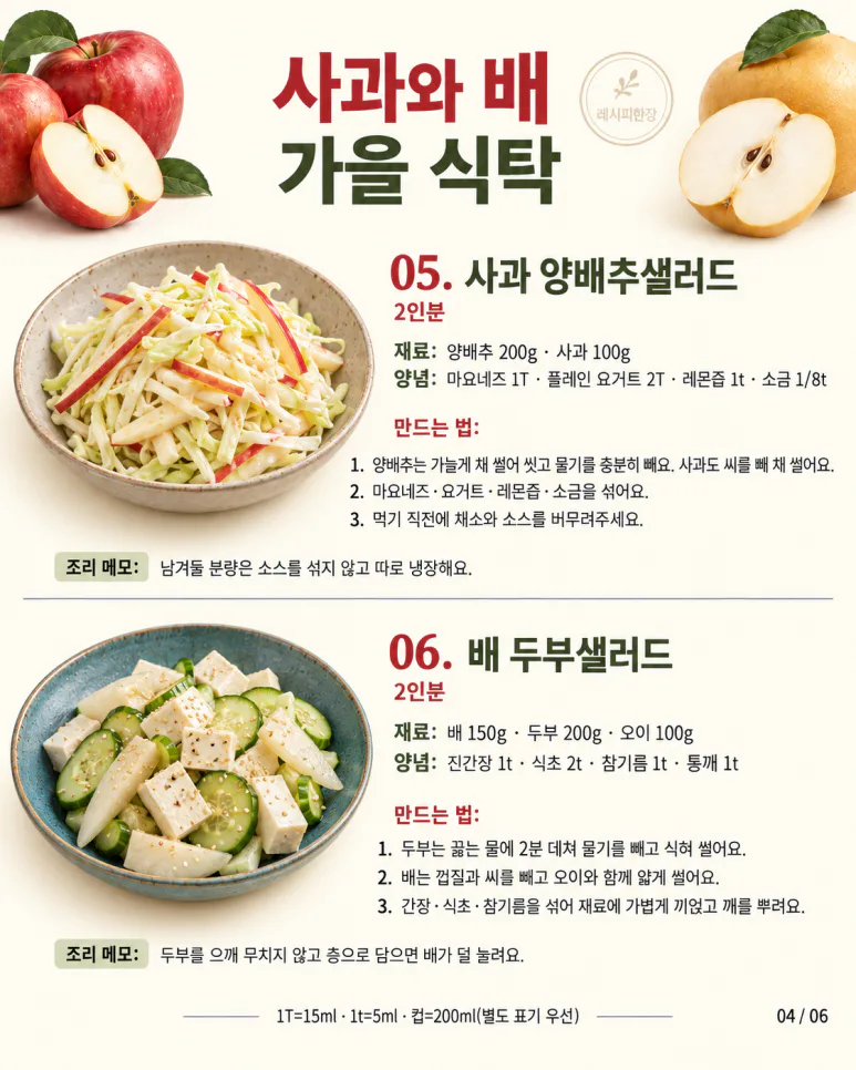 Apples and pears that came as gifts, before they start to wilt — 10 ways to use them as side dishes