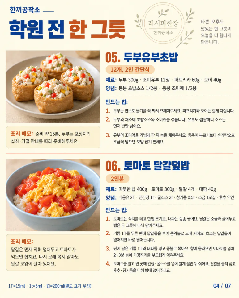 Before going to the academy - 12 things to eat in one bowl