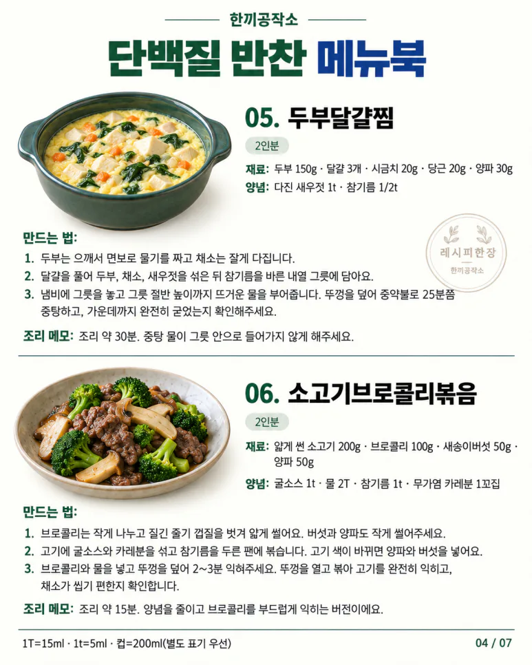 운동하고 닭가슴살만 드셨나요? 맛있게 챙기는 단백질 반찬 12가지