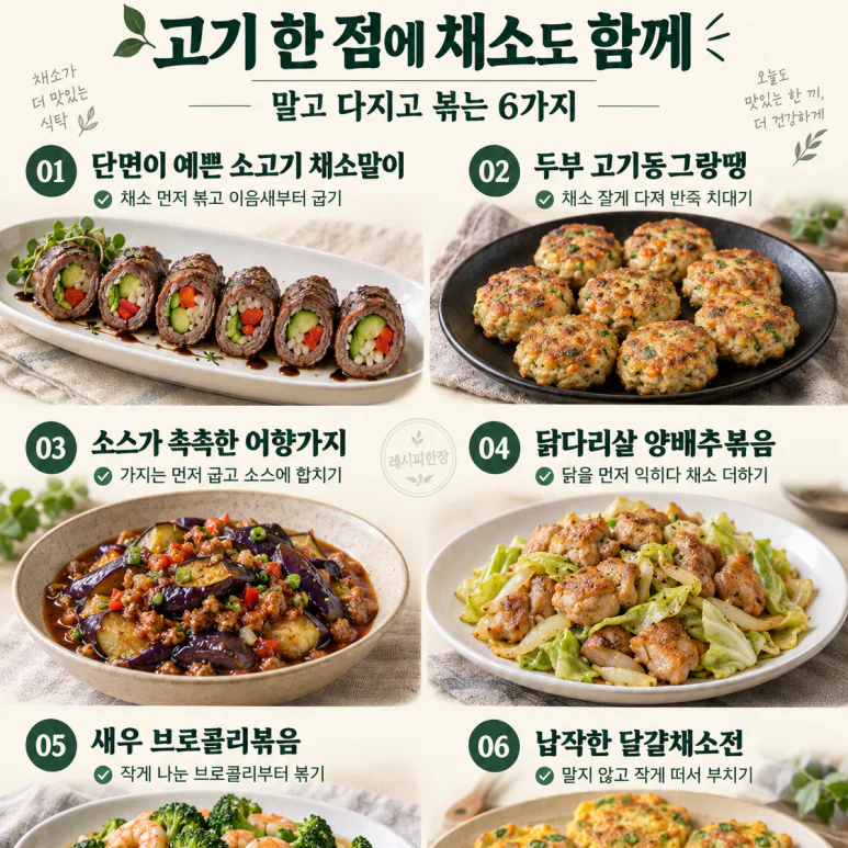 Even families who only looked for meat have everything from vegetables to the very end! 6 delicious dishes
