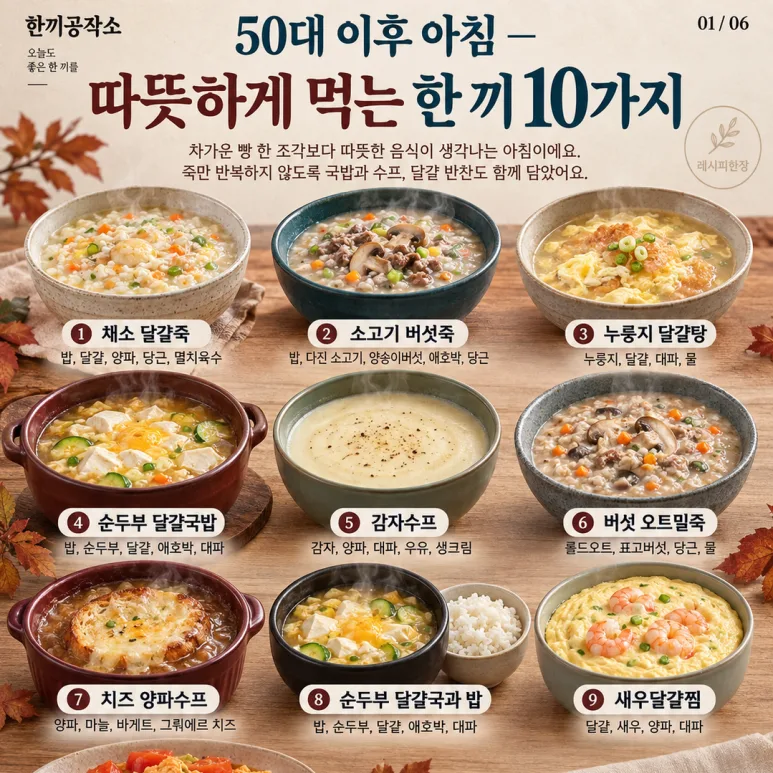 This is the best in the morning! 10 comfortable and solid meals