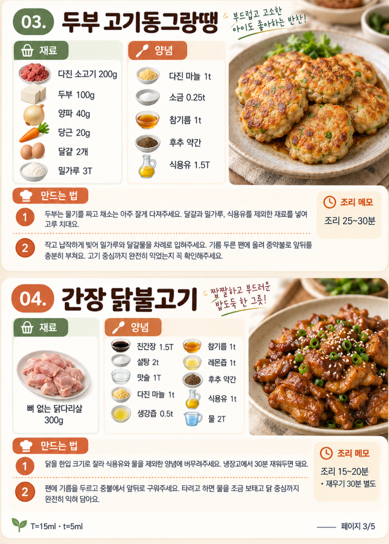 갑자기 식구들이 모였다면 — 한 접시로 푸짐한 집밥 8가지