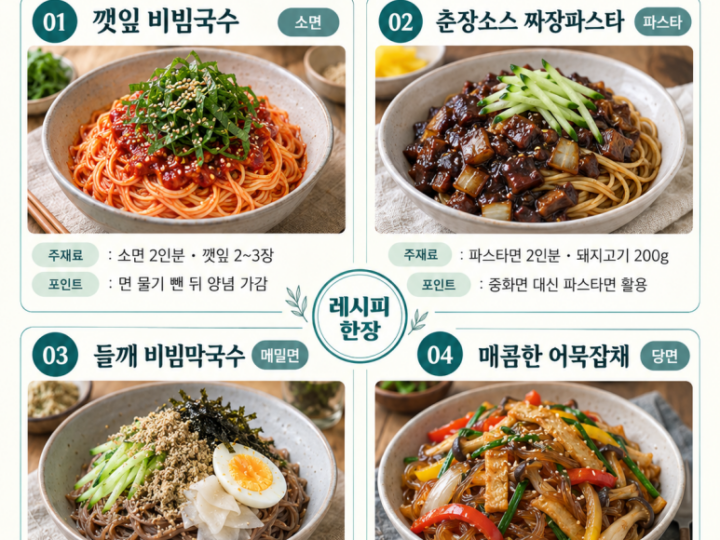 Si solo cocinaste ramen para el almuerzo, elige 4 tipos de fideos: fideos de trigo sarraceno, fideos de arroz integral, fideos de arroz y pasta.