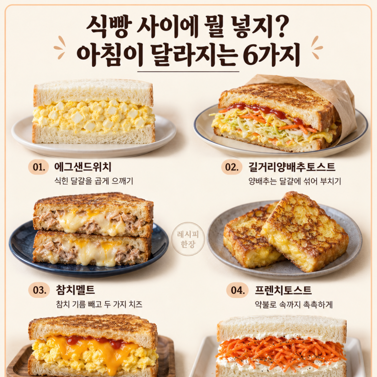 In the morning when I bought bread, what do I put instead of jam? 6 things that change your morning